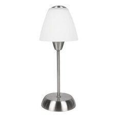 Höhe 20 cm Edle Nachttischlampe Schirm glas weiß Wohnraumbeleuchtung