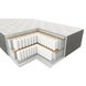 Boxspring-Doppel-Taschenfederkernmatratze InterMED Best - H3 - 90x200 cm