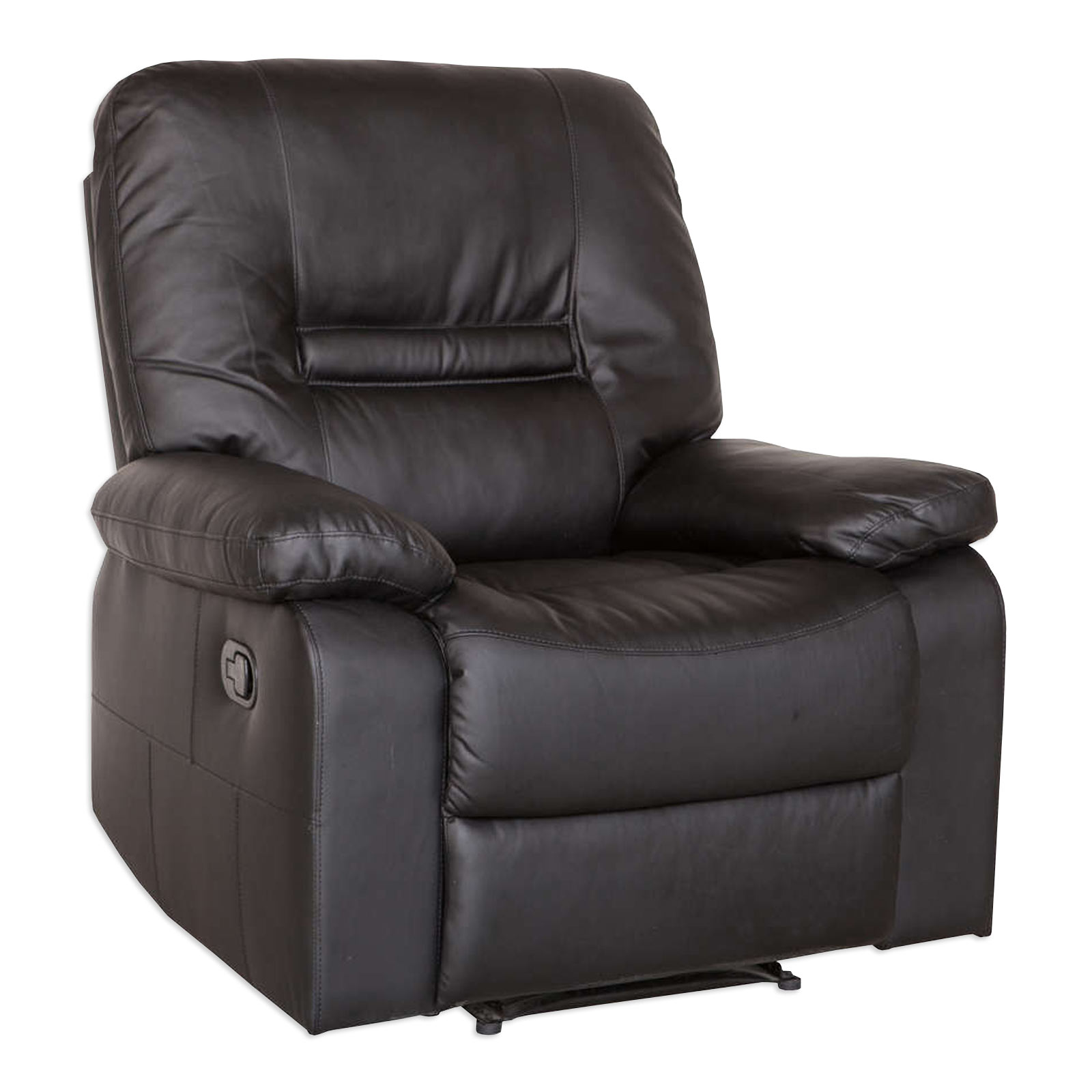 Sessel - schwarz - manuelle Relaxfunktion