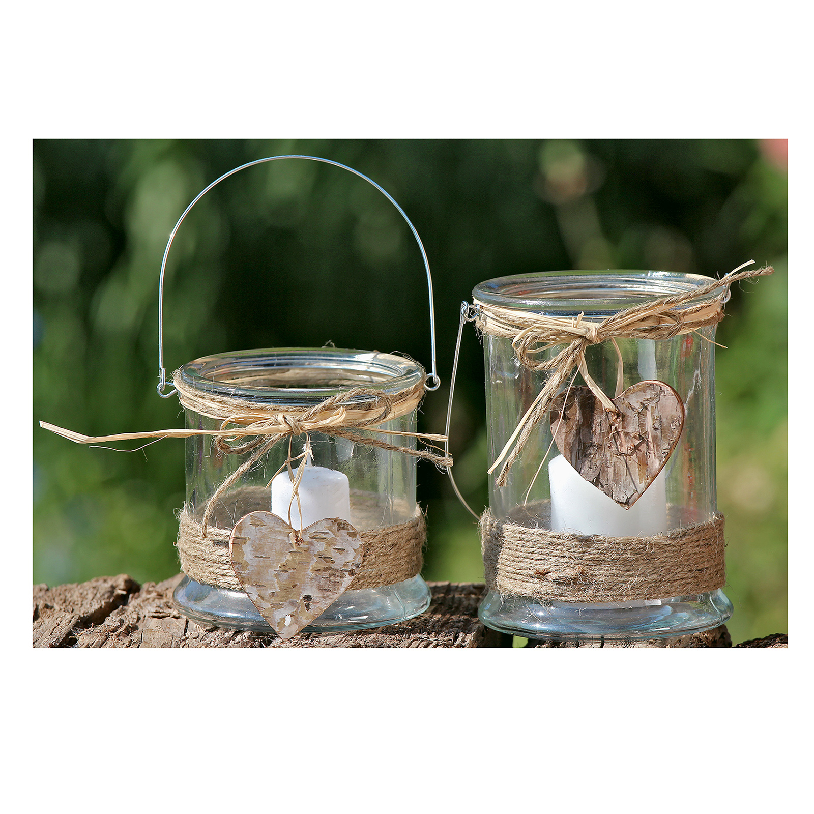 Windlicht - klar - Glas - Ø 12 cm