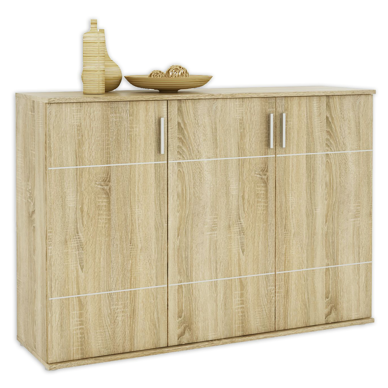 Kommode - Sonoma Eiche - 132 cm breit