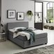 Boxspringbett - grau - H2 - 140x200 cm