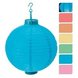 LED-Lampion - Papier-Kunststoff - farblich sortiert