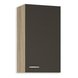 Hängeschrank - anthrazit-Sonoma Eiche - 50 cm breit