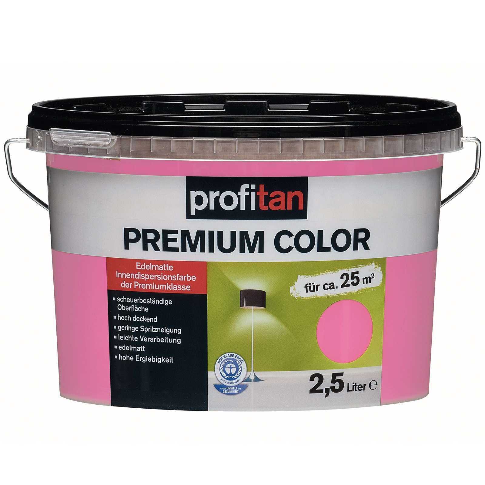 profitan Wandfarbe Premium Color - pink cashmere edelmatt - 2,5 Liter