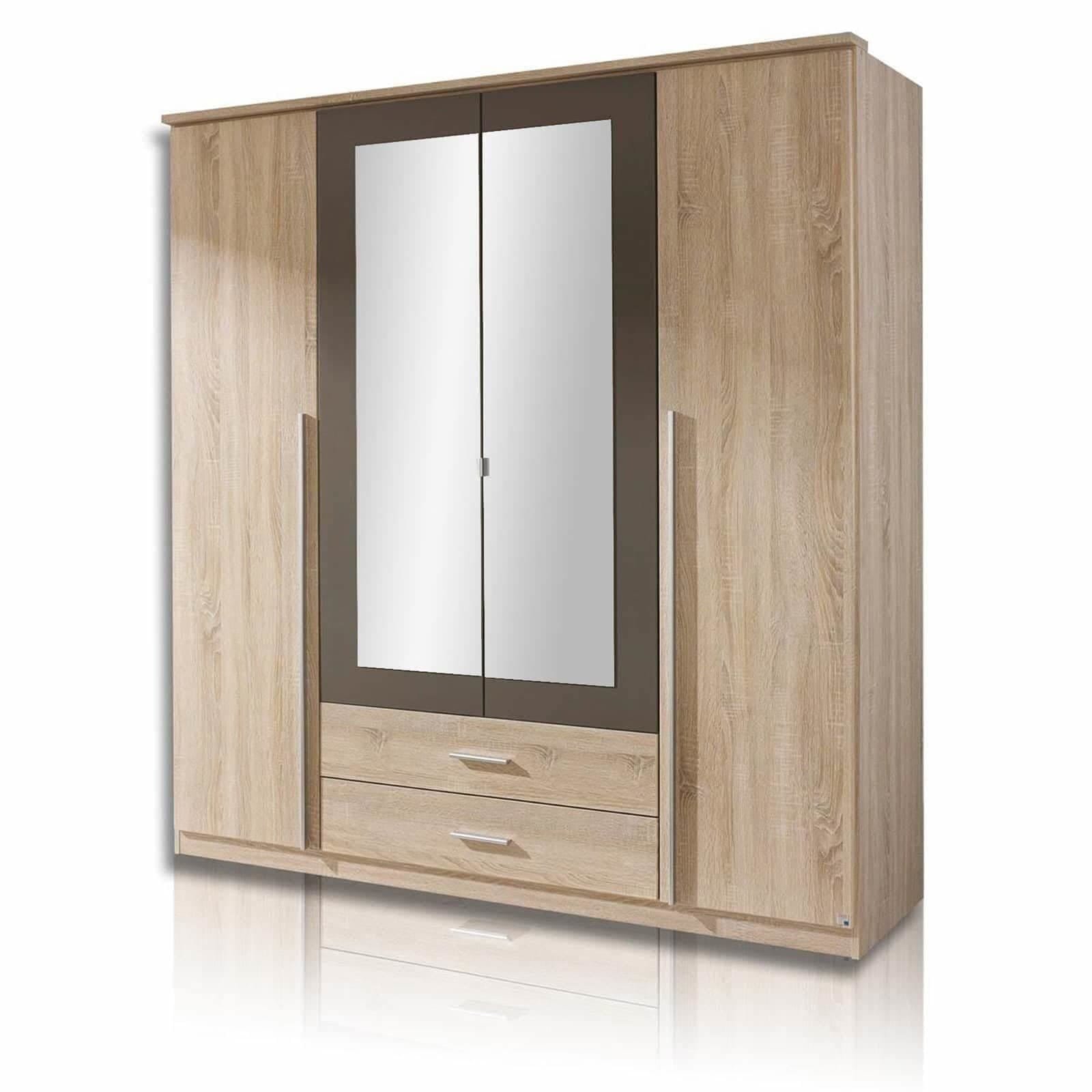 Kleiderschrank - Sonoma Eiche-grau - 13 cm