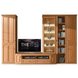Wohnwand - Kirschbaum - 330 cm - Vitrine