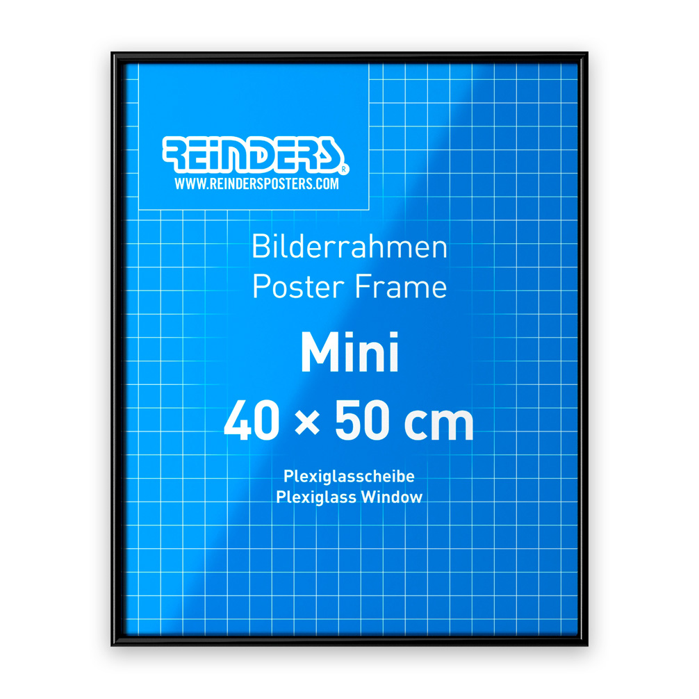 Poster-Bilderrahmen - schwarz - 40x50 cm