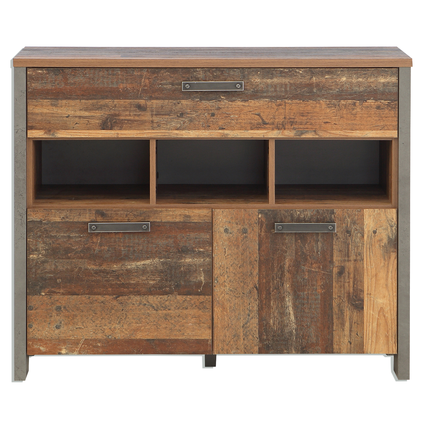 Kommode - Old Wood Vintage - 2 Türen - 107 cm breit