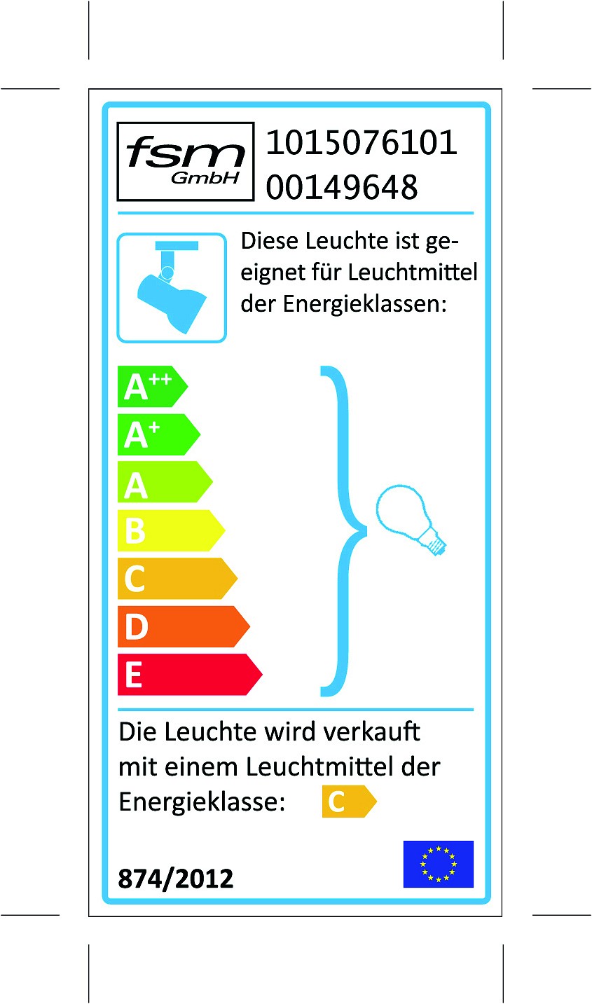 Wandleuchte - Nickel matt - 1-flammig