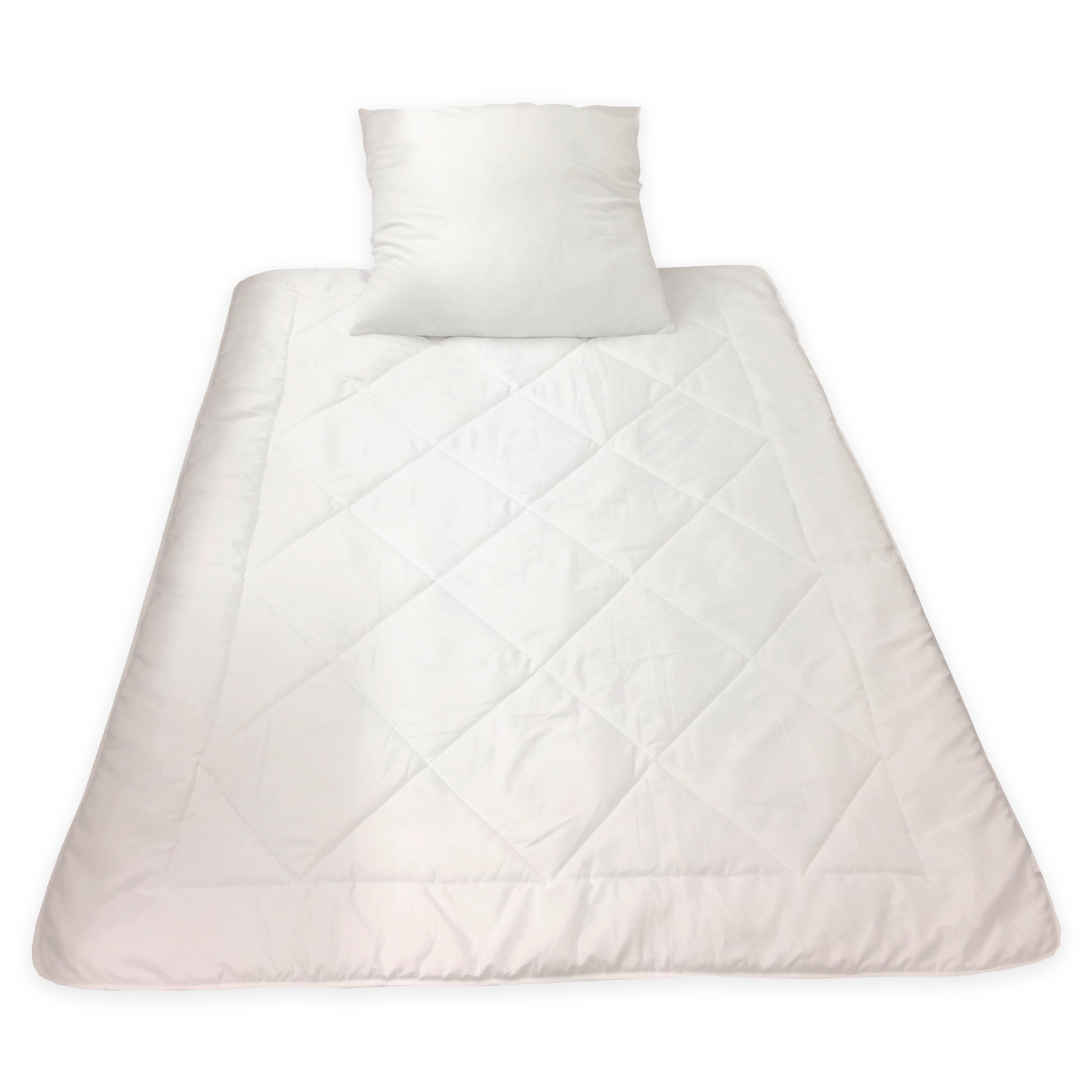 Betten-Set - Microfaser - weiß - 135x200 cm