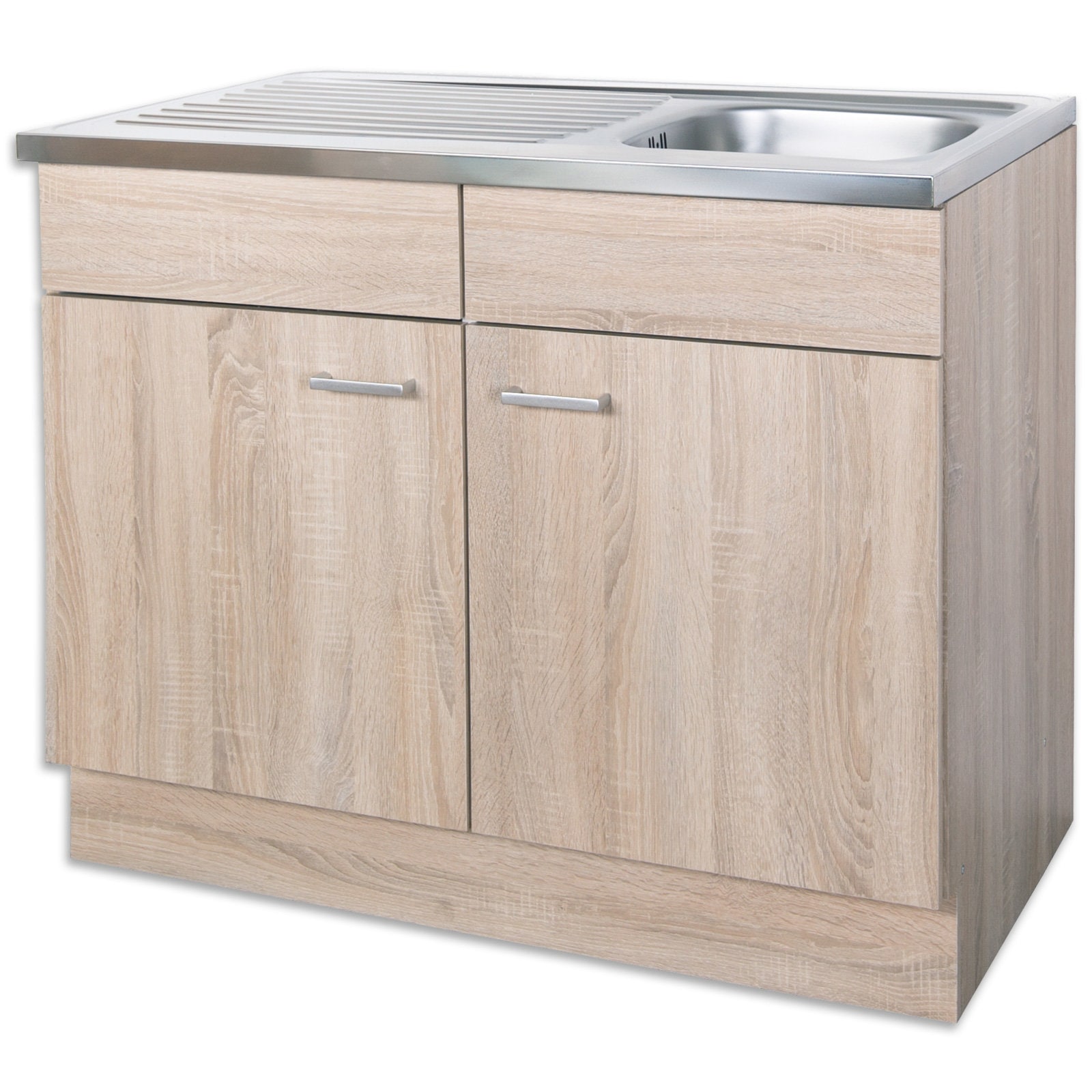 Spülenunterschrank - Sonoma Eiche - 100x50 cm