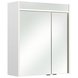 LED-Spiegelschrank - weiß glänzend - 60 cm breit