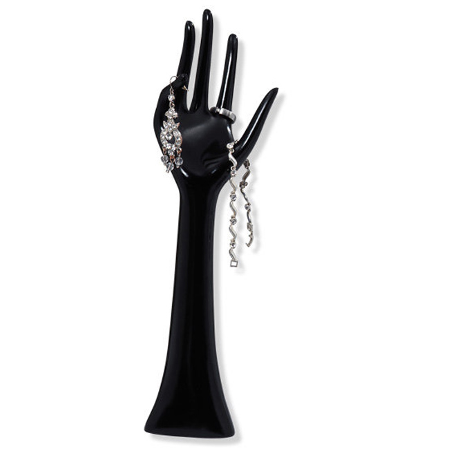 Schmuckhalter - Hand - farbig sortiert - 34 cm