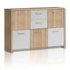 Sideboard - Sonoma Eiche-weiß - 114 cm breit