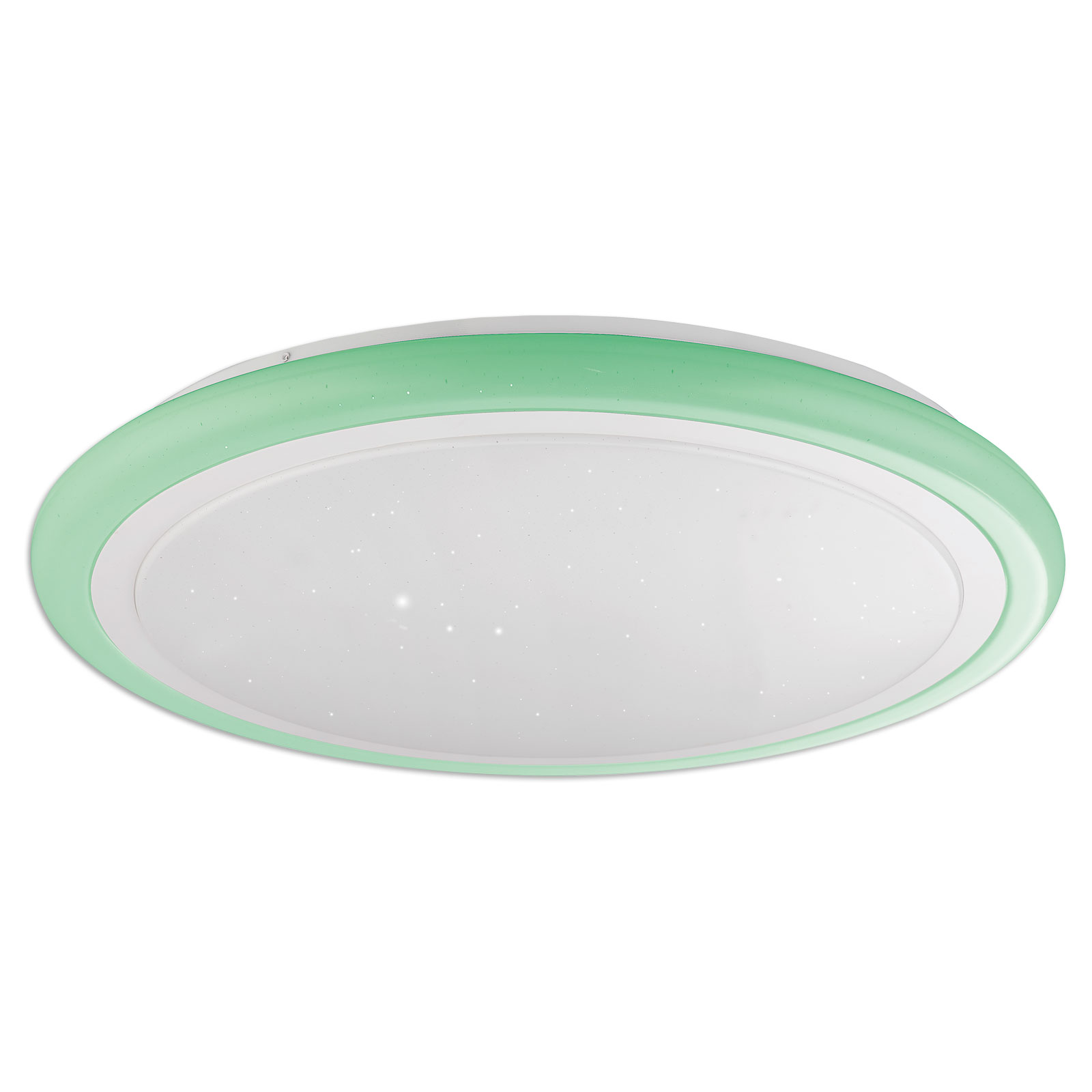 LAMPURA RGB-LED-Deckenleuchte - weiß - Sternenoptik - Ø 60 cm