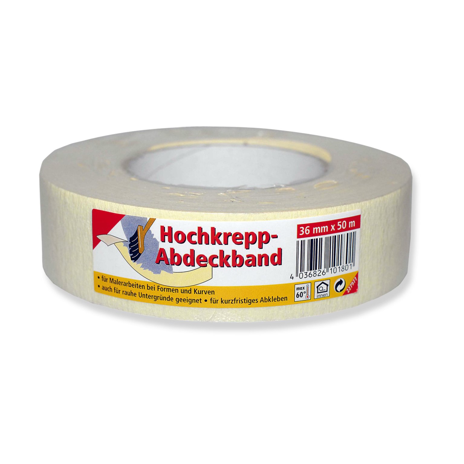 Kreppband - 36 mm x 50 m | Klebeband & Kreppband | Malerbedarf ... Kreppband - 36 mm x 50 m | Klebeband & Kreppband | Malerbedarf ...