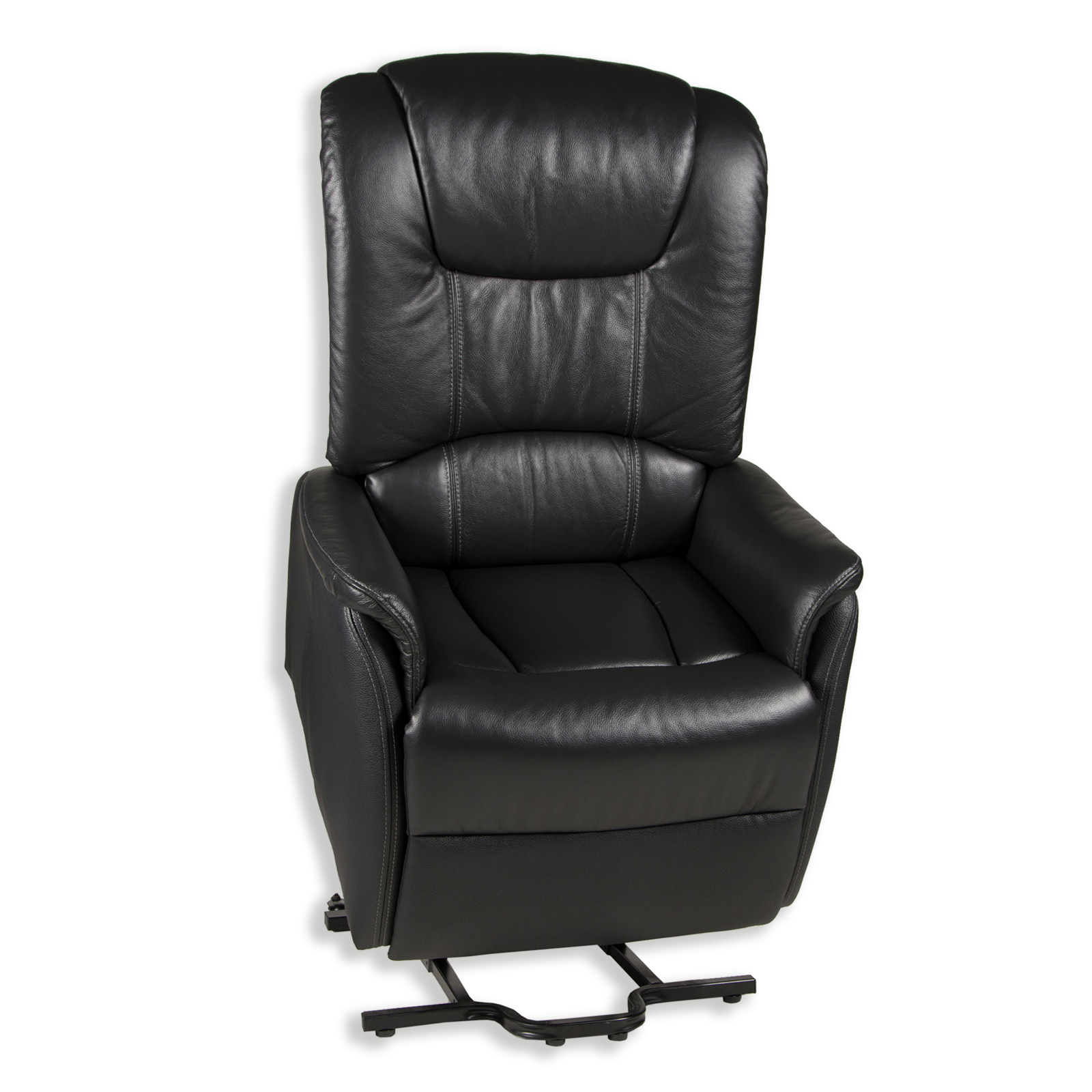 TV-Sessel - XXL - schwarz - Leder - mit Funktionen