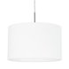 LAMPURA Pendelleuchte PAULA - weiß - Stoff - 23 cm