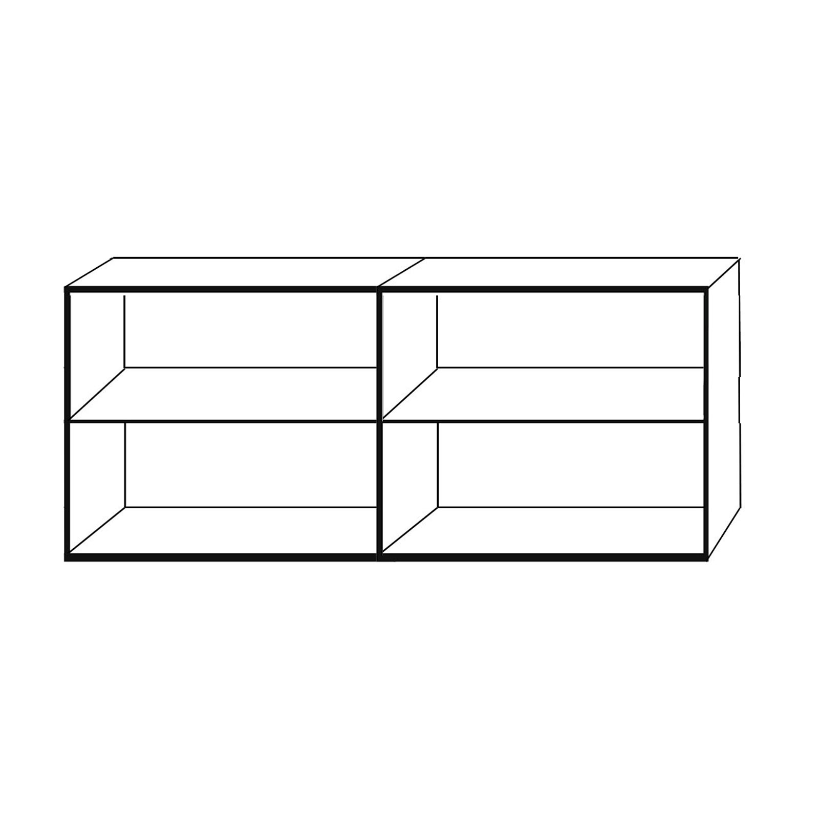 Lowboard - Kernbuche Massivholz - 125 cm breit