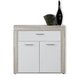 Schuhschrank - Sandeiche-weiß - 96,1 cm breit