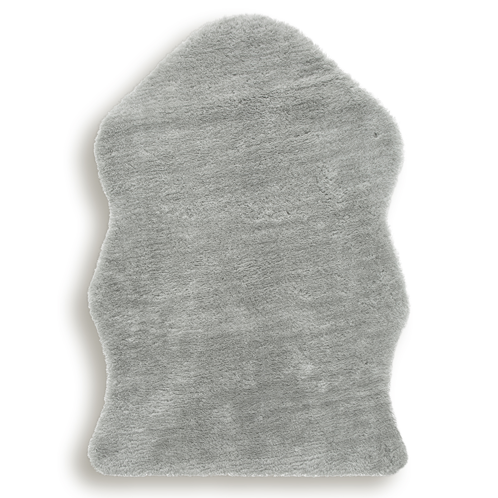 fell teppich hellgrau