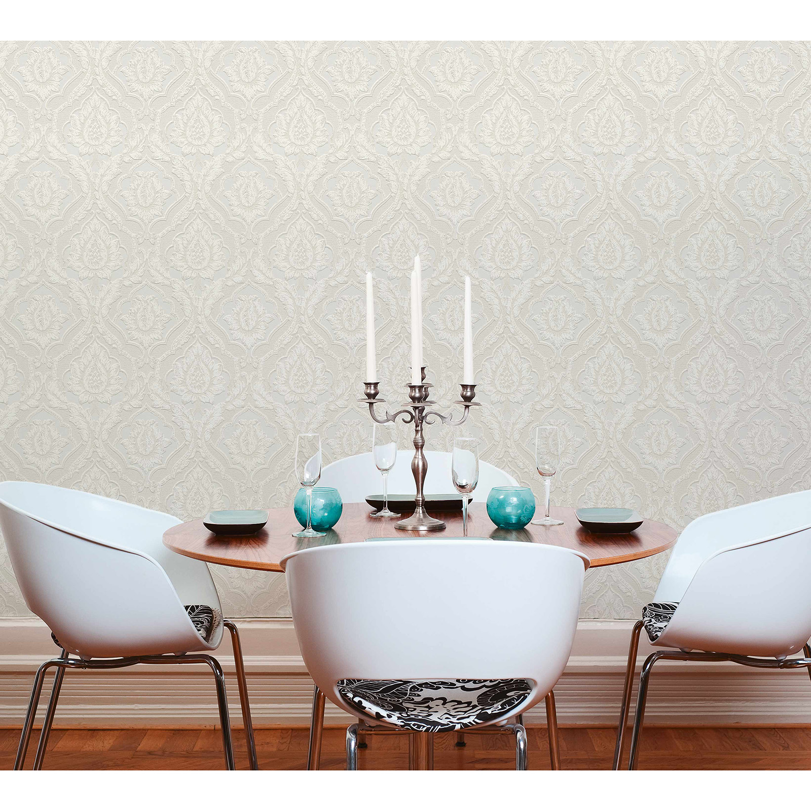 Vinyltapete - beige - Flitter-Optik - 10 Meter