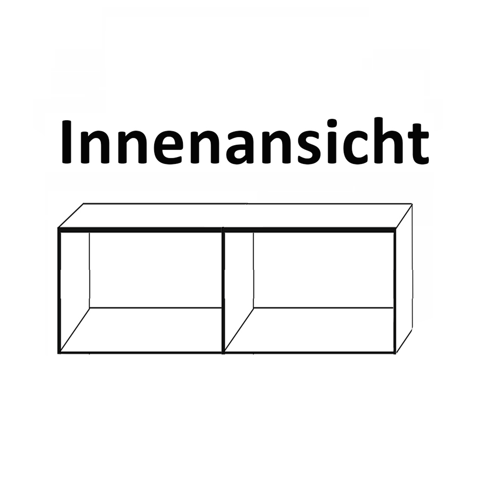 Schrankaufsatz - Wotan Eiche-grau - 91 cm