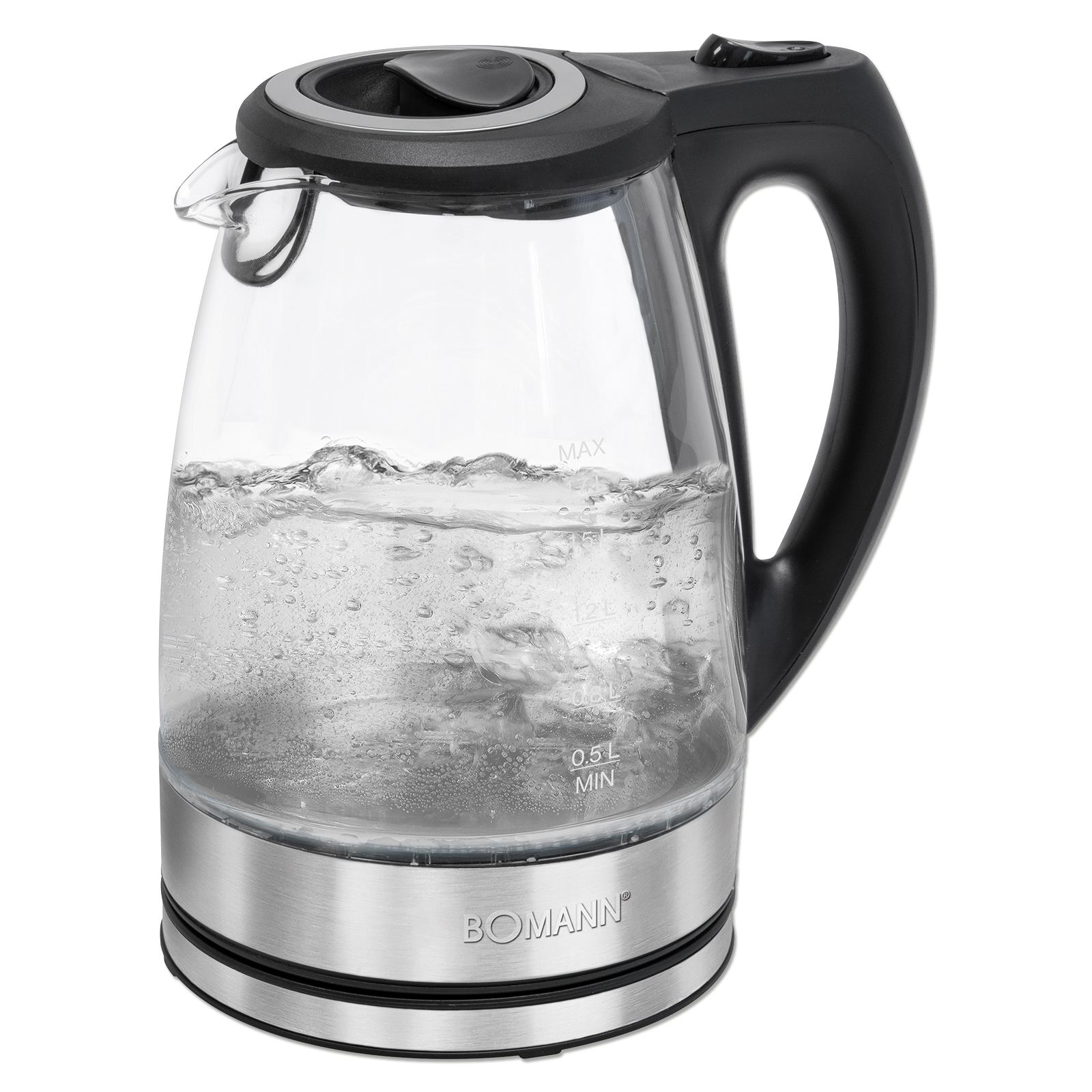 BOMANN Glas-Wasserkocher WKS 6032 G CB - 1,7 Liter