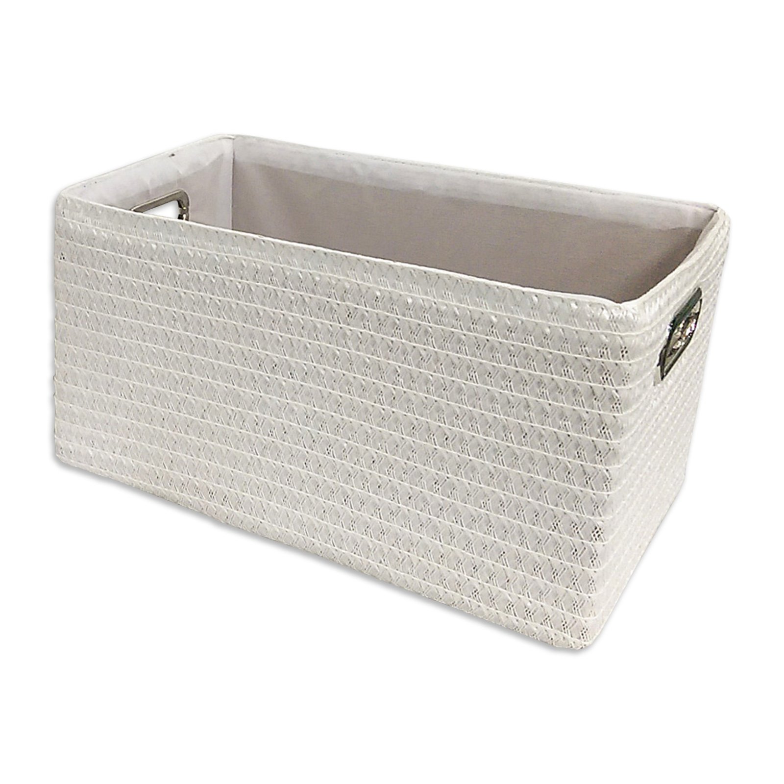 Aufbewahrungsbox Weiß Stoff