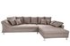 Ecksofa - beige - beidseitig montierbar