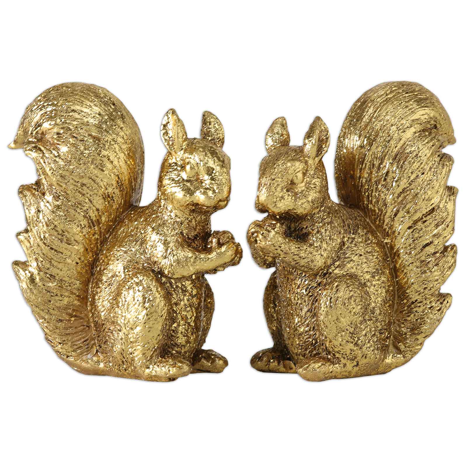 Dekofiguren - goldfarben - Kunstharz