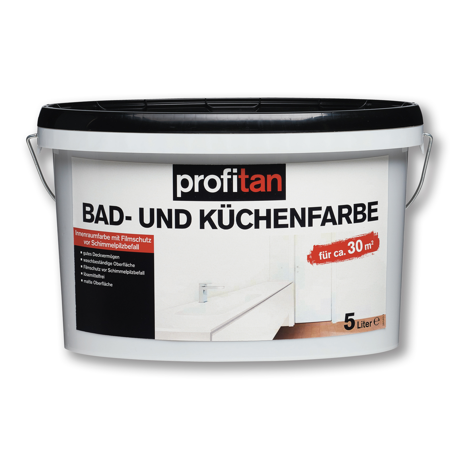profitan Bad und Küchenfarbe Innenfarbe weiß 5