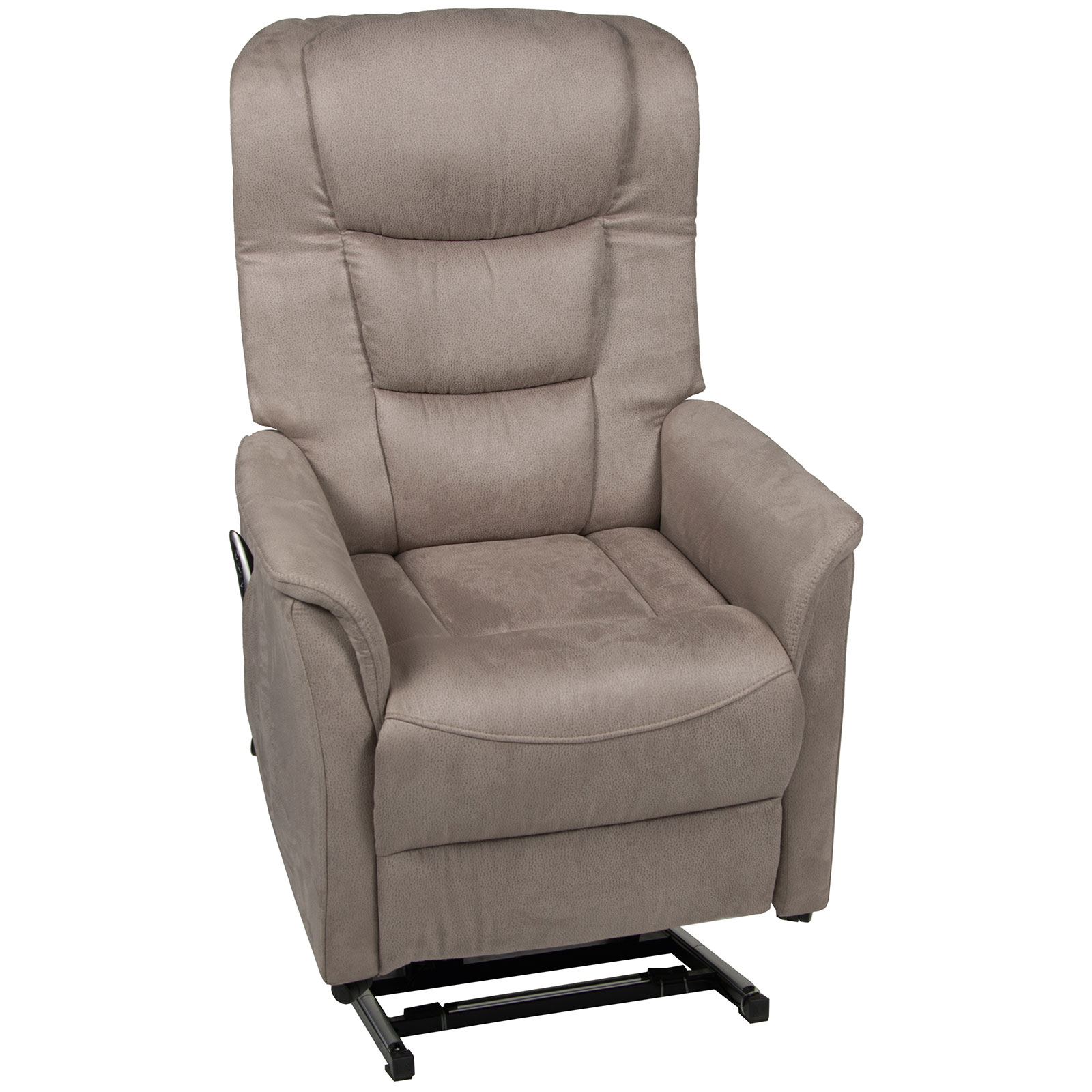 TV-Sessel - graubraun - mit Motor