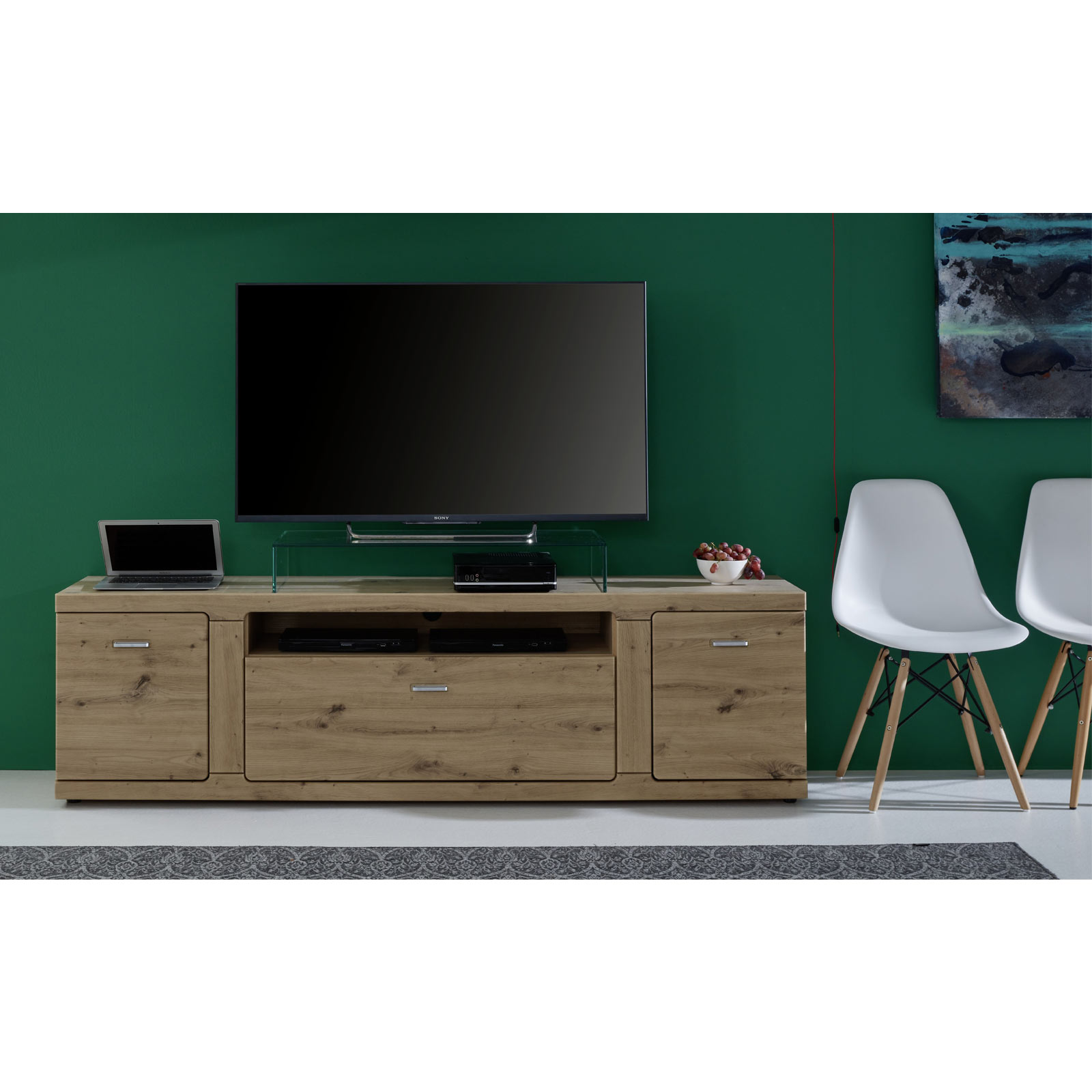 Lowboard - Artisan Eiche - 195 cm breit
