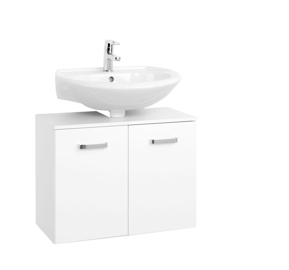 Waschbeckenunterschrank BOLOGNA - weiß Hochglanz - 70 cm | Online bei  ROLLER kaufen