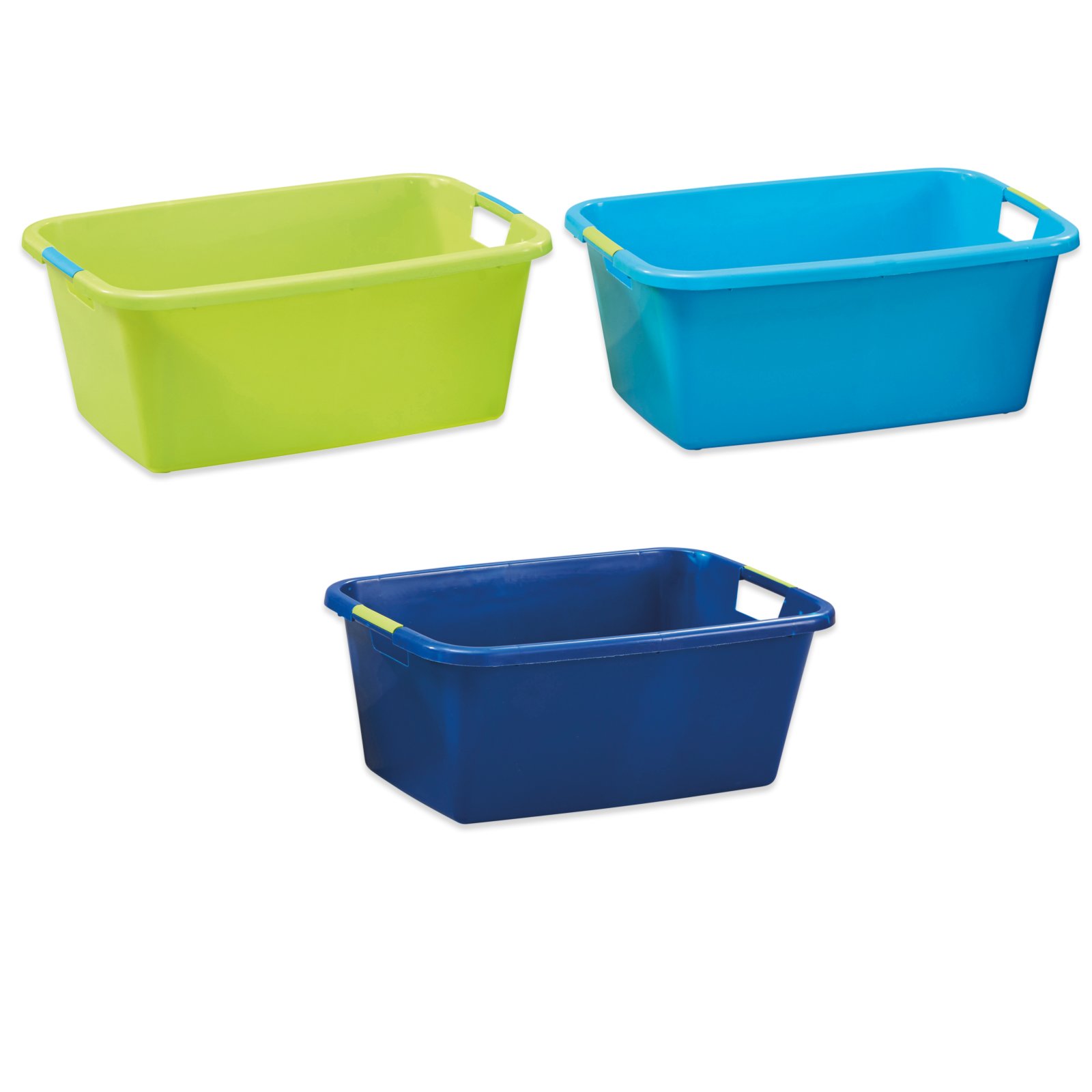 Wäschewanne - sortiert - Farbe nicht wählbar | Wäschekörbe & Sammler