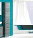 Hochschrank - graphit Querstreifen - 30 cm breit