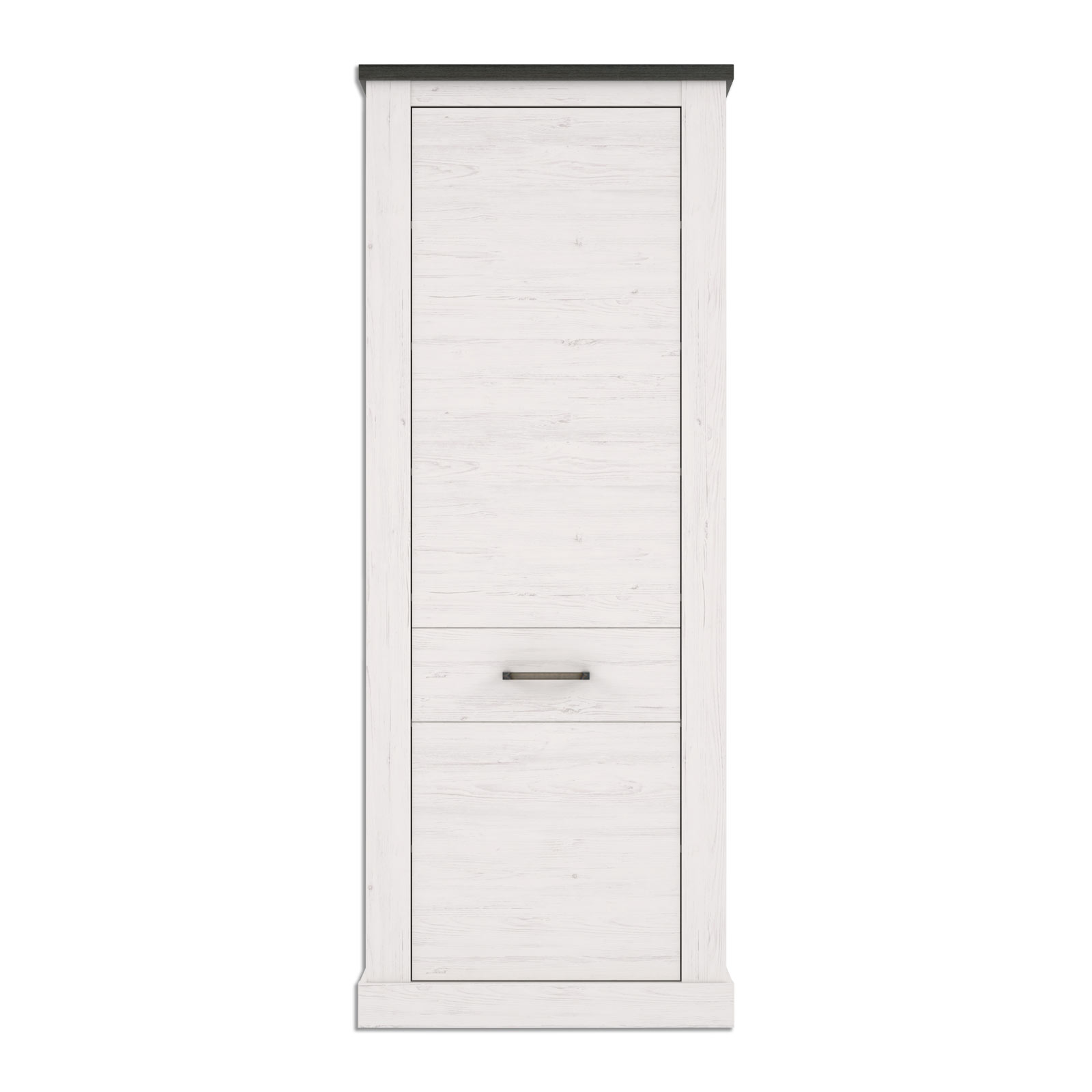 Garderobenschrank - Pinie weiß - Touchwood - 76 cm