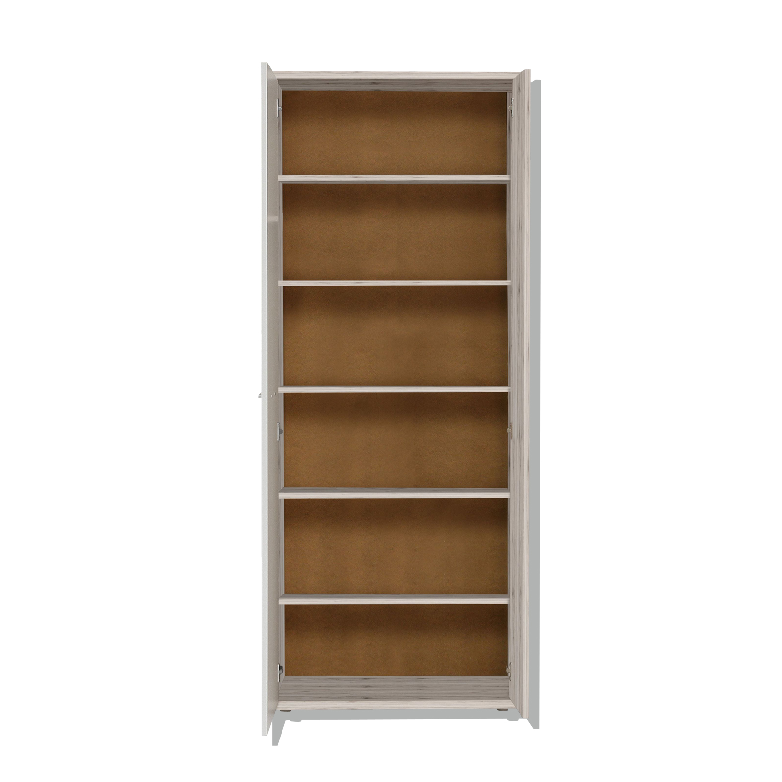 Schuhschrank - Sandeiche - 5 Einlegeböden - 69 cm breit