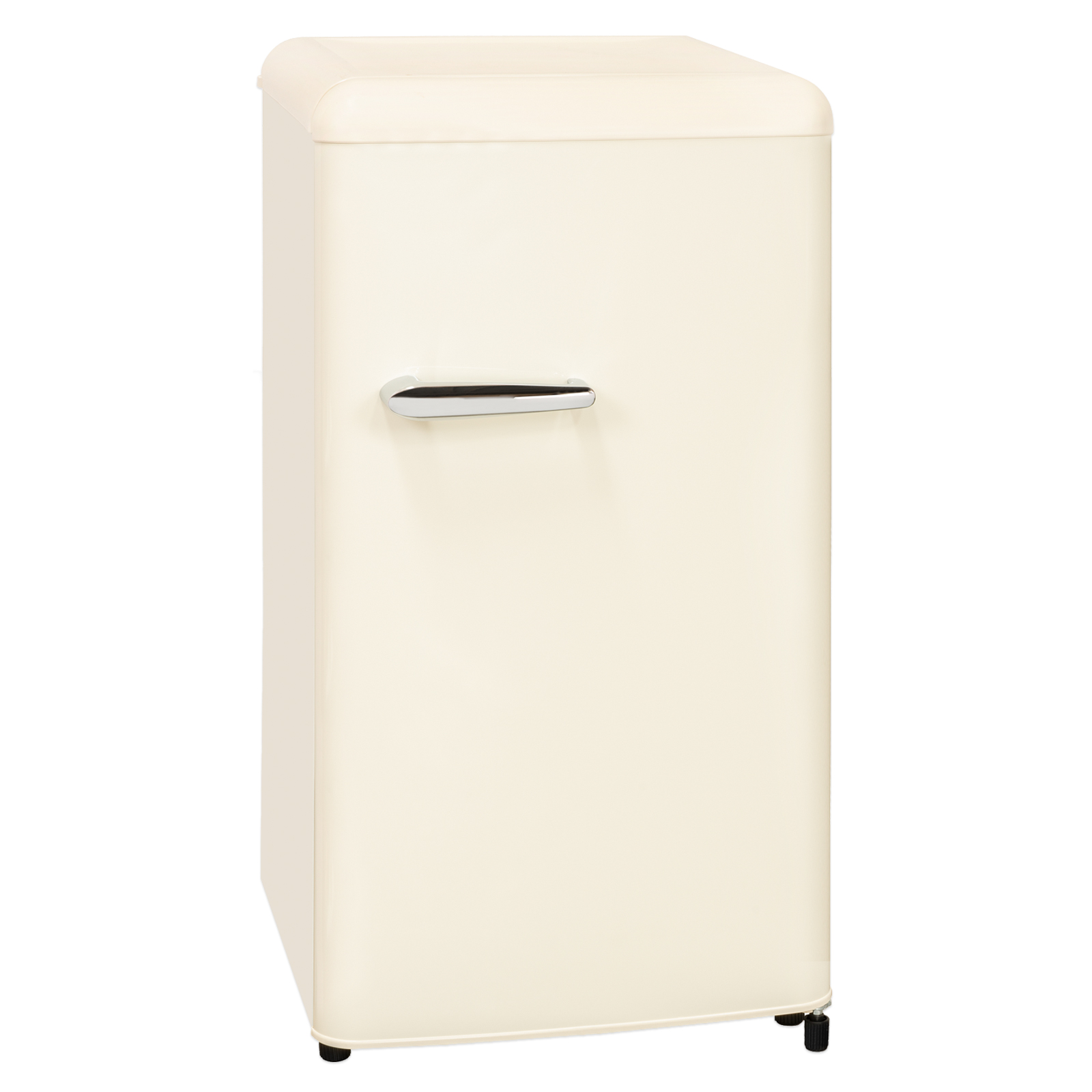EXQUISIT Kühlschrank - RKS 100-16RVA++ - magnolienweiß - Retrooptik