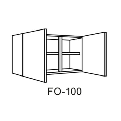 Hänger - weiß - 100 cm breit