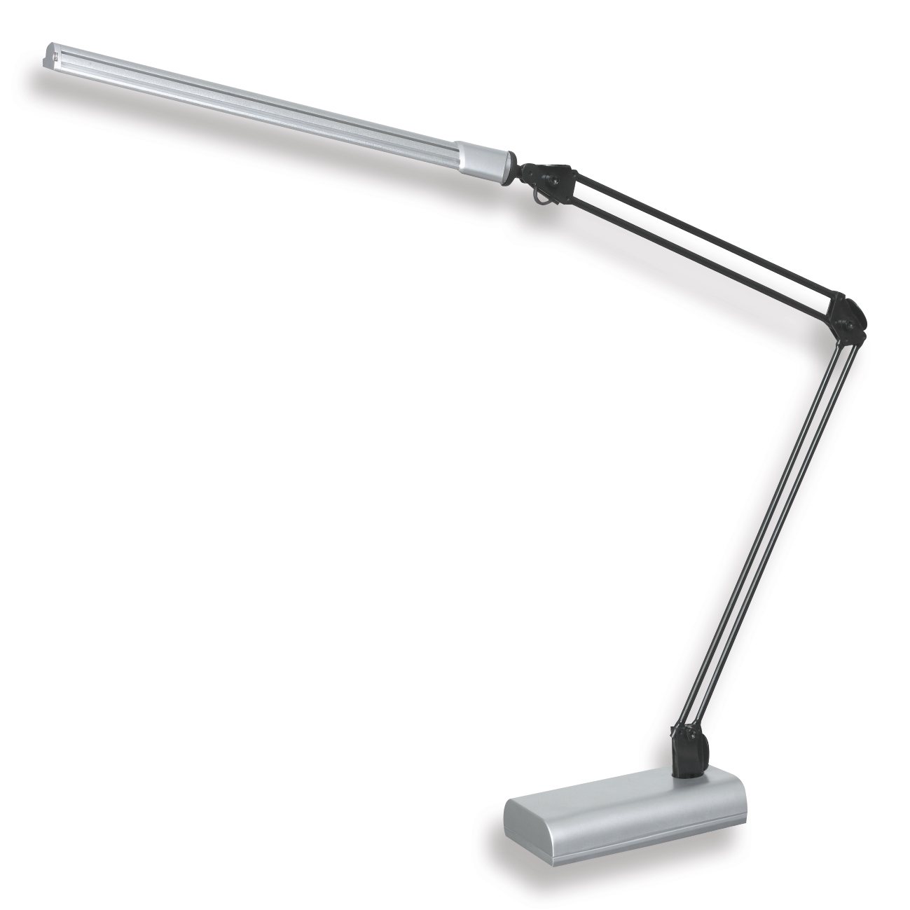 LED-Schreibtischlampe - silber-schwarz