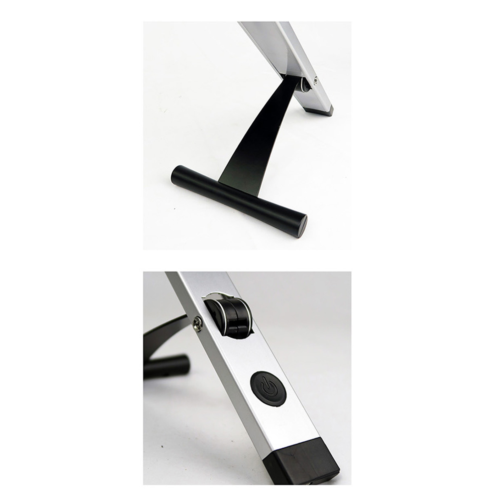LAMPURA LED-Schreibtischleuchte - Alu-silber