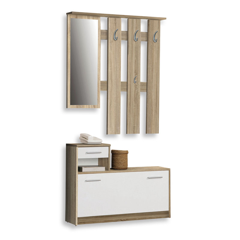 Garderobe - Sonoma Eiche - 98 cm breit