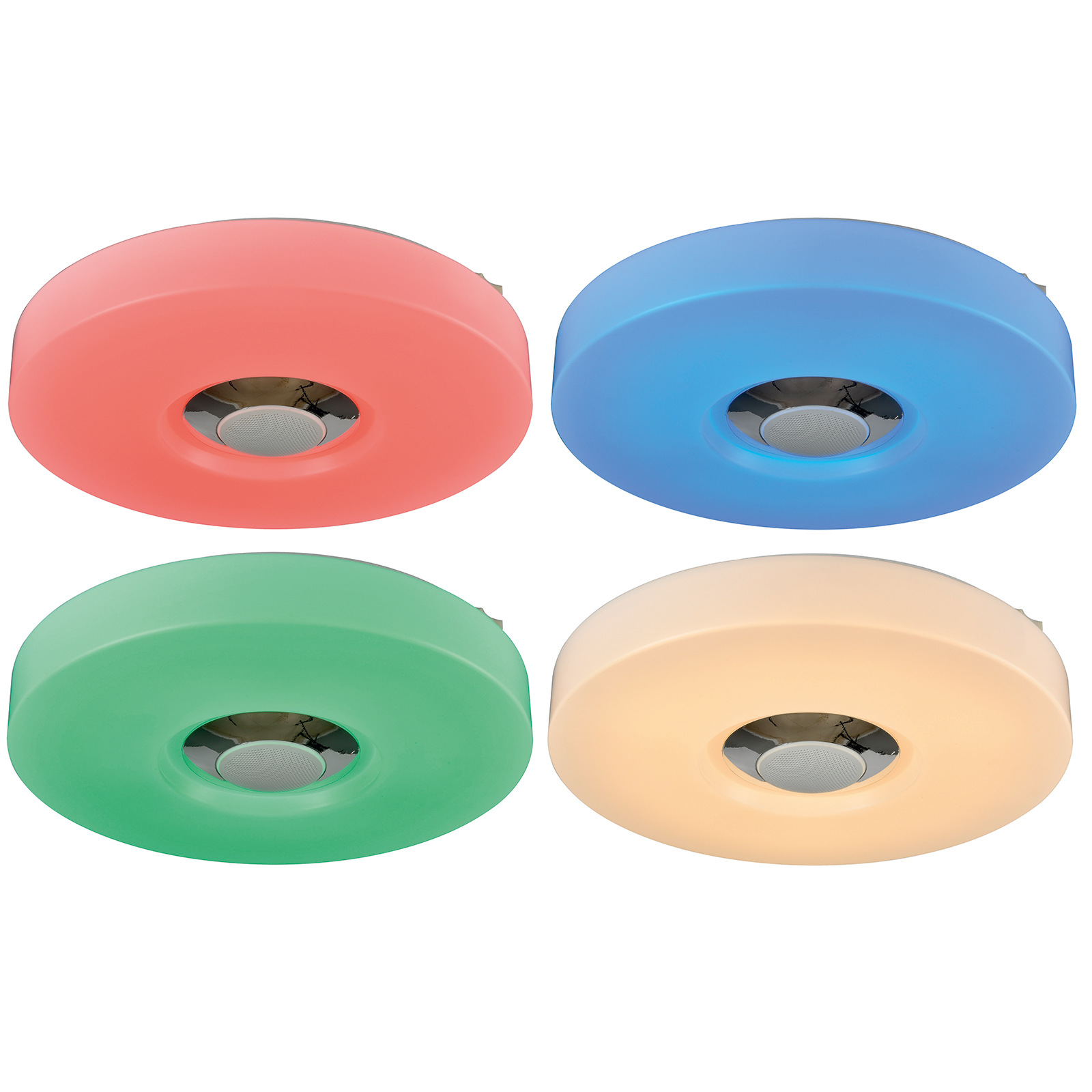RGB-LED-Deckenlampe - Bluetooth-Lautsprecher - dimmbar