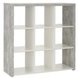 Regal - Beton-weiß - 3x3 Fächer