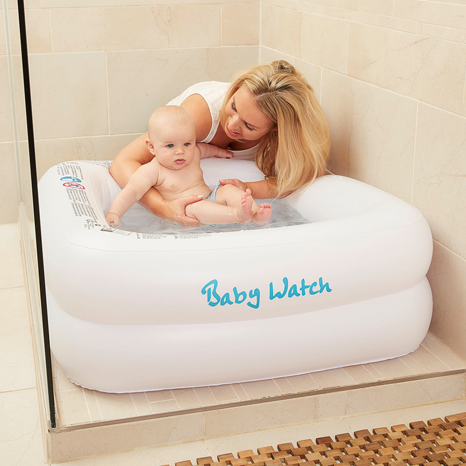 Baby-Pool - weiß - 85x85 cm