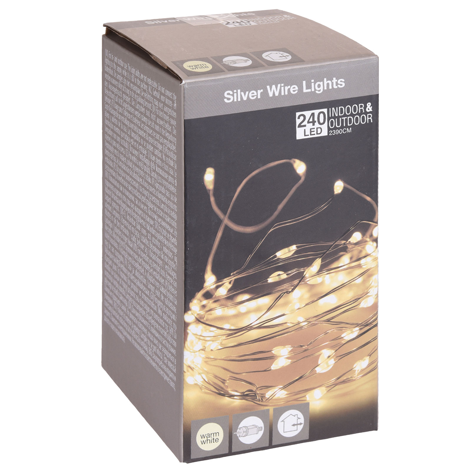 LED-Drahtbeleuchtung - warmweiß - 24 Meter