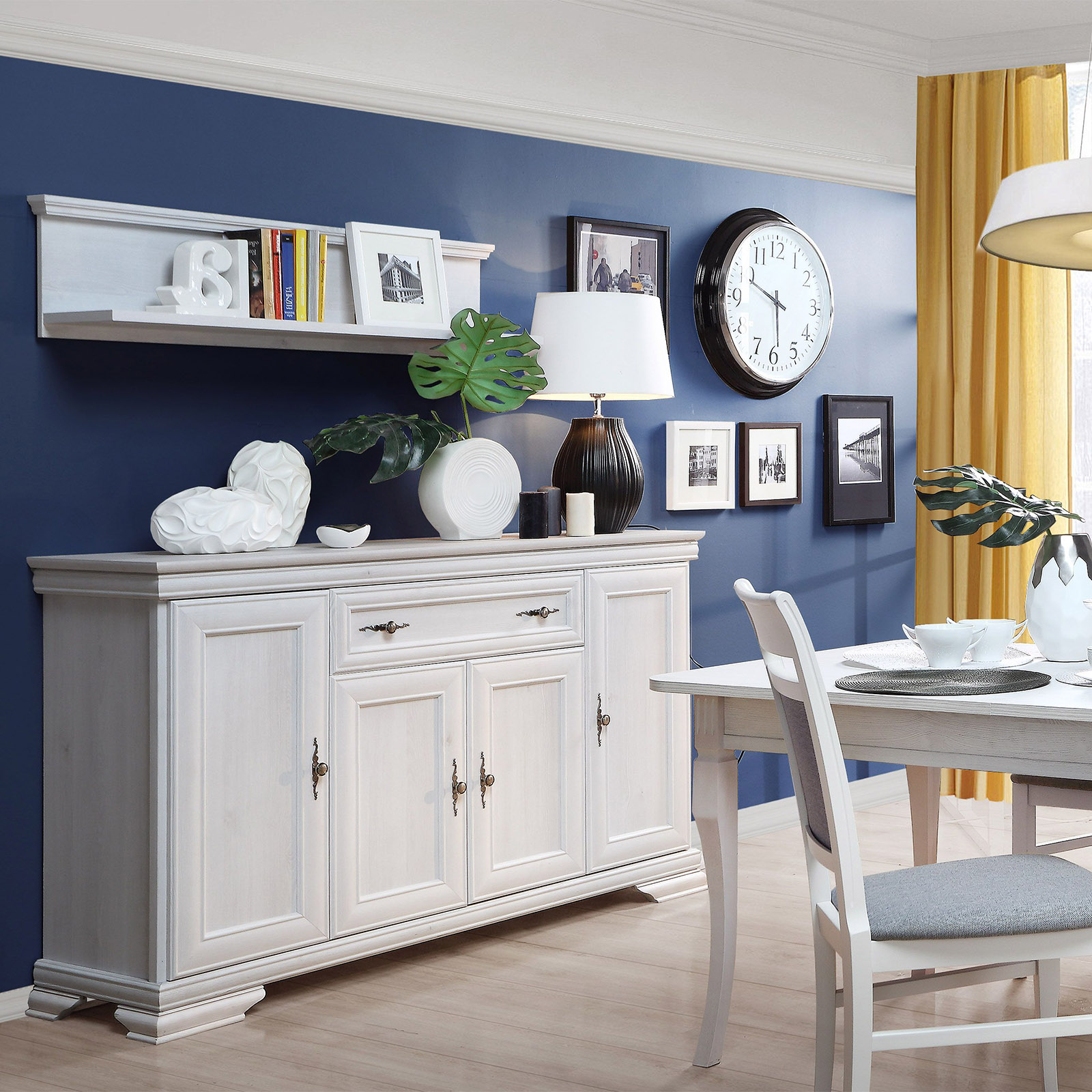 Sideboard - Schneeeiche - 158 cm breit